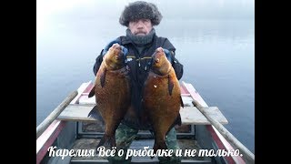 Ловля леща в карелии зимой