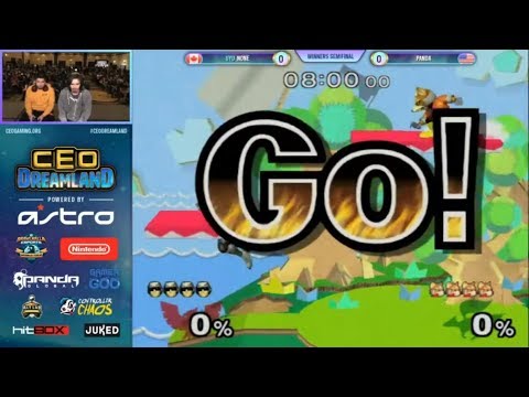 CEO Dreamland 2020 SSBM Top 8 - UYU NONE vs PANDA