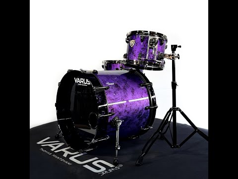 Purple Lava Drum kit - Varus Drums