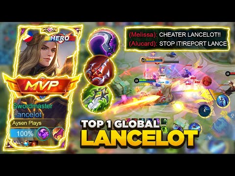 LANCELOT NEW UPDATE EMBLEM AND BUILD FOR HIGH RANK | GLOBAL LANCELOT BEST BUILD 2023 | LANCELOT MLBB