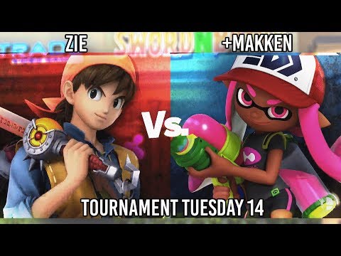 Zie (Hero) vs. +Makken (Inkling) - Tournament Tuesday #14