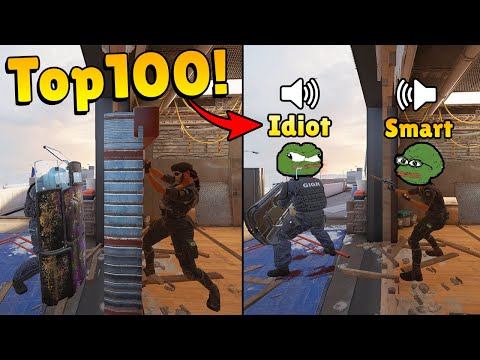 TOP +100 SMARTEST "1000 IQ PLAYS" in RAINBOW SIX SIEGE HISTORY