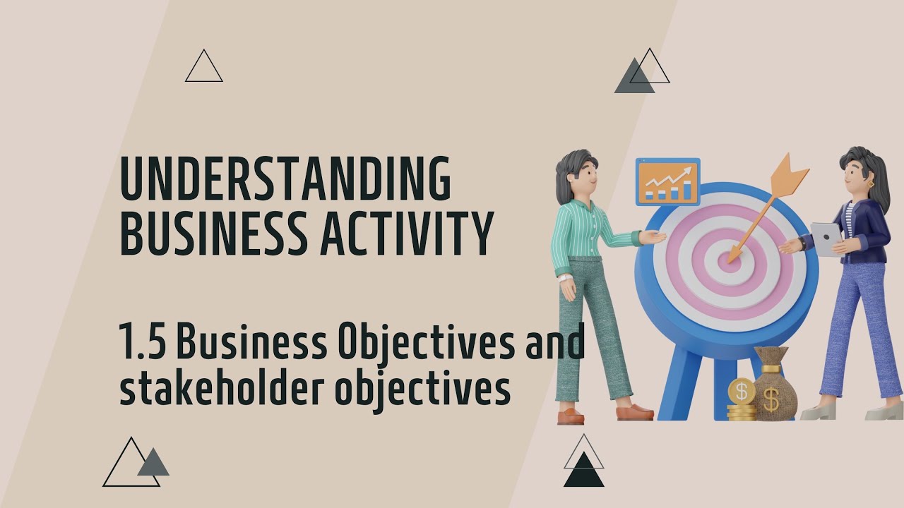 IGCSE Business Studies: Chapter 1.5 Business Objectives and Stakeholder Objectives