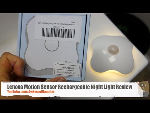 Lenova Motion Sensor Rechargeable Night Light Review