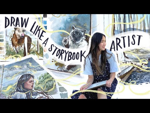 How to make your paintings look like a storybook