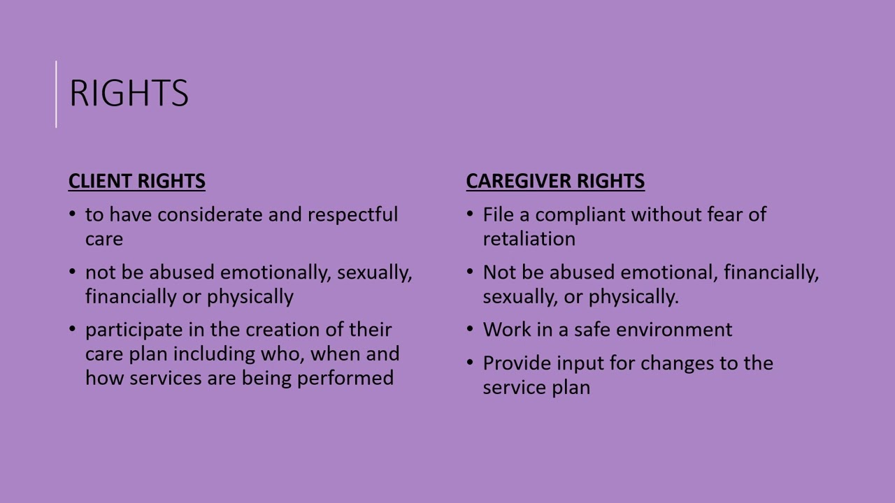 Ethics Training for Caregivers