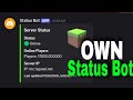 Create Minecraft Server Status System No Code Needed NestBot