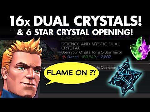 16x Dual Crystals & 6 Star Crystal Opening! - Marvel Contest of Champions