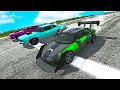 Downhill Chase Ends in Total Disaster!? (BeamNG Drive Mods Multiplayer Gameplay)