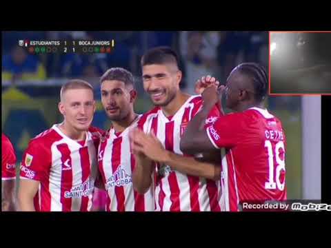 estudiantes 1 boca 1 reaccion de los penales