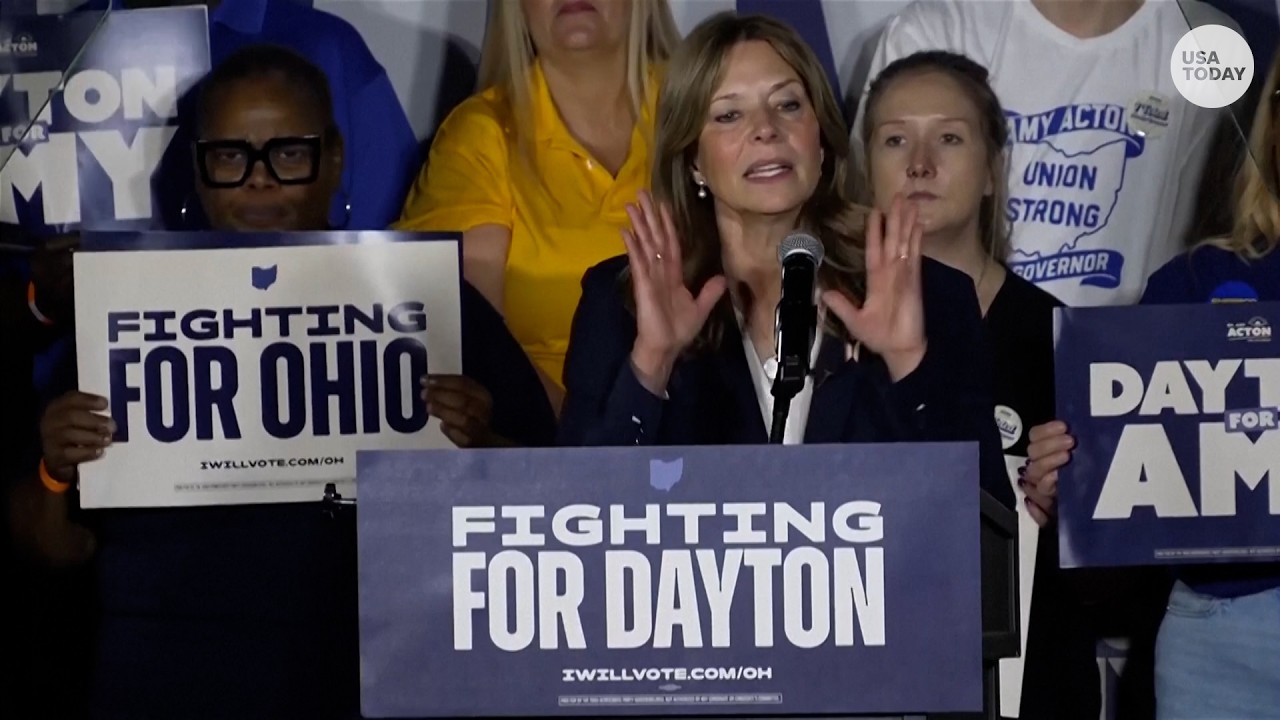 Amy Acton responds to 'desperate' Vivek Ramaswamy attack ad at Ohio campaign rally