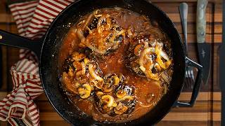 Easy Salisbury Steak with Mushroom Onion Gravy | Classic Comfort Food Dinner