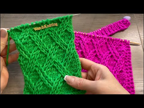 Stunning Lattice Knitting Pattern Tutorial with Chart | Easy