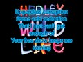 Crazy for You Hedley Official Lyrics 