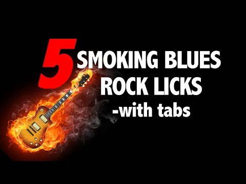 5 Smoking blues rock licks: Guitar lesson (with tabs)