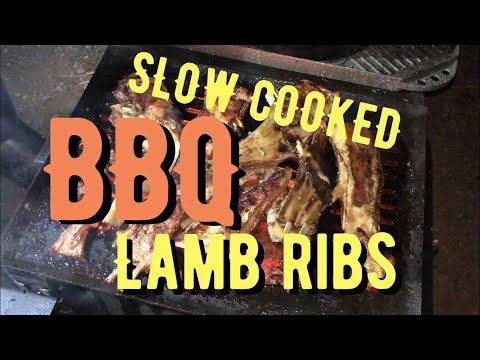 SLOW COOKED BBQ LAMB RIBS