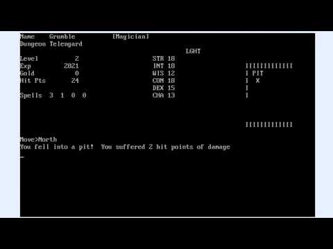 "DND", An Early CRPG: Hugely Boring Intro Video