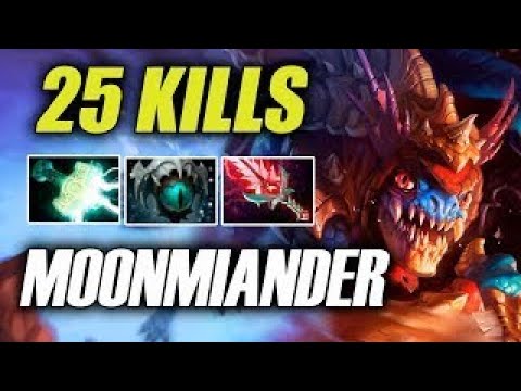 MoonMeander • Slark • 25 Kills — Pro MMR Gameplay Dota 2