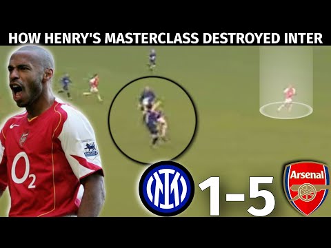 How Thierry Henry Destroyed Inter Milan | Inter vs Arsenal 1-5 | Tactical Analysis