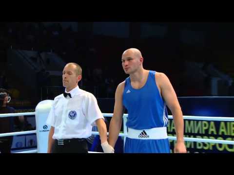Men's Super Heavy (+91kg) - Quarter Final - Satish Kumar (AIB) vs Ivan DYCHKO (KAZ)