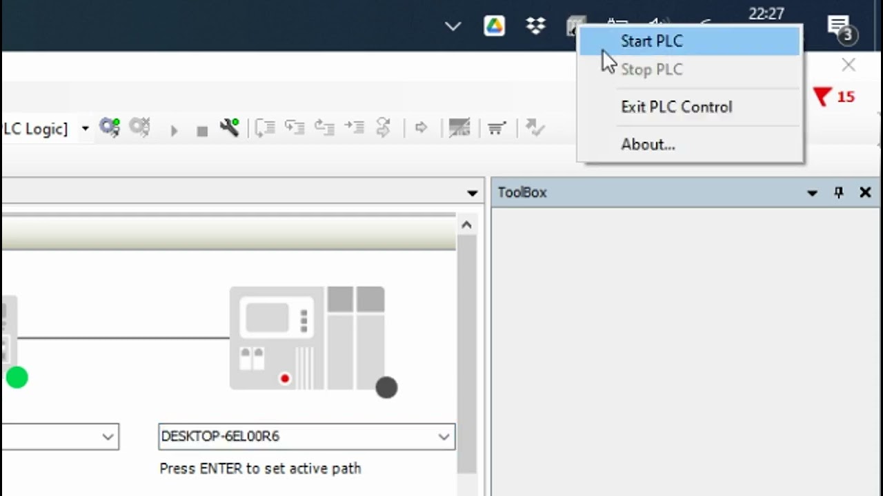 Integração entre Codesys e Factory IO