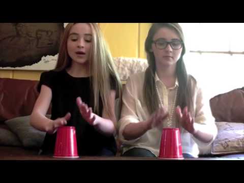 Sarah and Sabrina Carpenter - Cups Cover - ( 2013 )