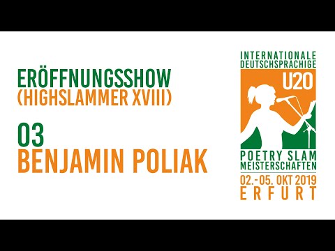 Slam U2019 -  Benjamin Poliak - Eröffnungshow (Highslammer XVIII) - 03