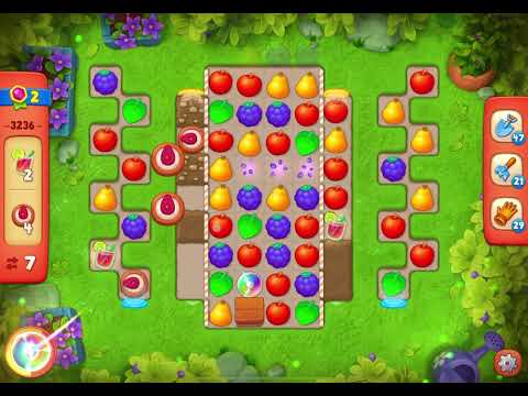 GardenScapes Level 3236 no boosters (13 moves)
