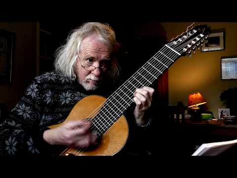 Morkov Method p.21 - Study in B Major - Russian 7-string guitar - Rob MacKillop