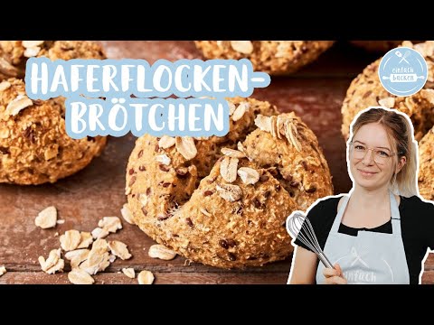 Diese Haferflockenbrötchen sind so einfach zu machen 😋 – ganz ohne Mehl! 😍