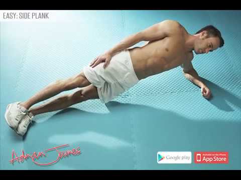 Adrian James 6 Pack Abs Workout - Side Plank