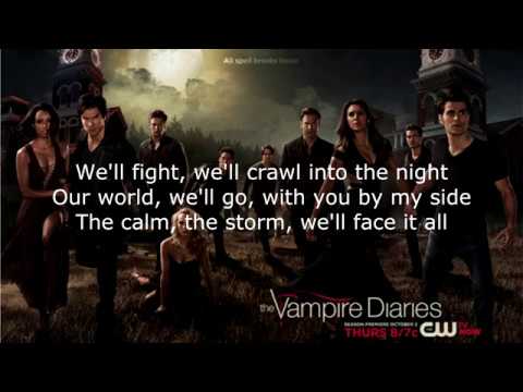 The Vampire Diaries Finale "Take on the World - YOU ME AT SIX Lyrics  Chimpunk"