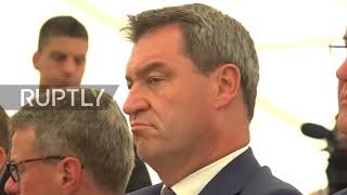 Germany: Minister Pres. Söder attends Bavarian Border Police opening ceremony