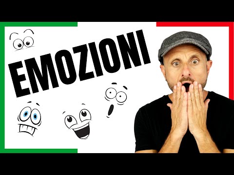 Italian Vocabulary: 20 Words about EMOTIONS || Video in Italian: LE EMOZIONI