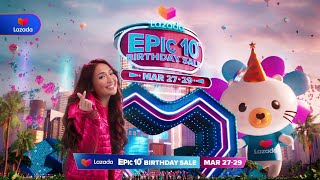 Download lagu Lazada's 10th EPIC Birthday Sale from March 27-29 mp3 Download lagu Lazada's 10th EPIC Birthday Sale from March 27-29 mp3