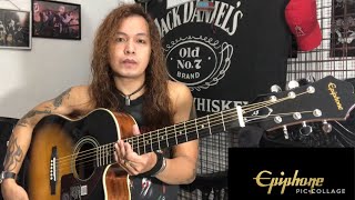 Video thumbnail for Best Epiphone Acoustic Guitars-( AJ-210CE )- Unboxing 2020- by SnakeWater1977
