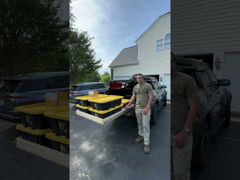 Truck bed cargo slide for under $300