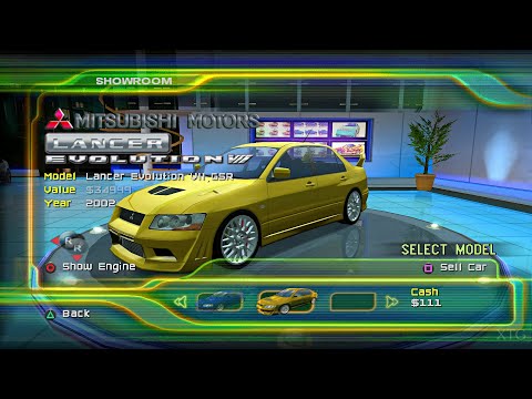 Street Racing Syndicate - All Cars List PS2 Gameplay HD (PCSX2)