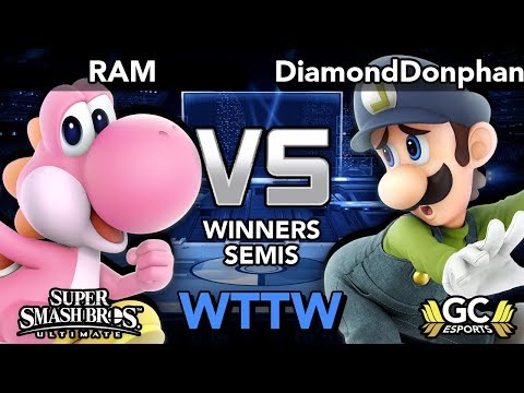 WTTW 6 - RAM (Yoshi) vs Diamonddonphan (Luigi) Winners Semi-Finals - Smash Ultimate