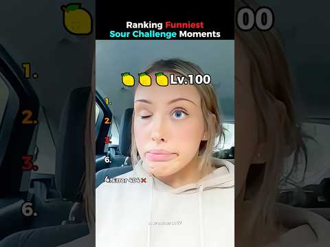 Ranking Funniest Sour Challenge Moments🍋