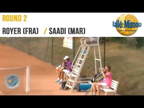 ROYER (FRA) vs SAADI (MAR) 2nd Round - Center court