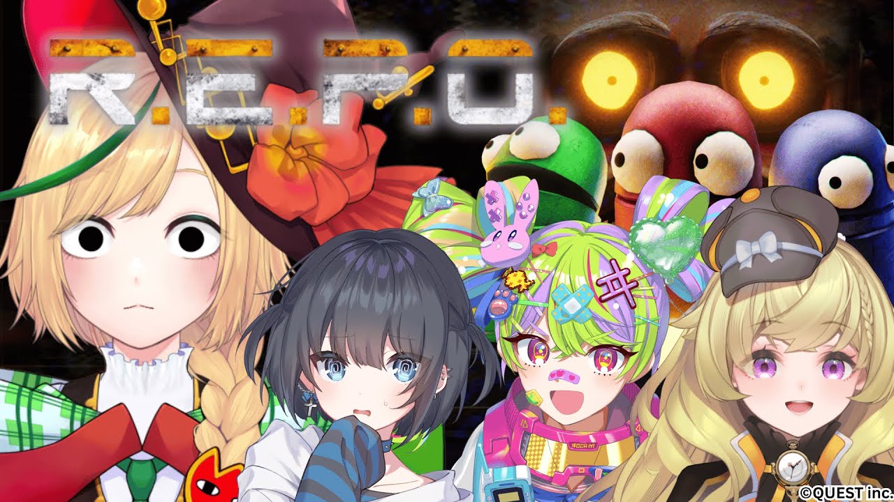 【R.E.P.O.】れぽたーいむ!みんなでレポれば怖くない!More REPO with more cute girlies! #新人vtuber 【ノピ・テュルーペ】