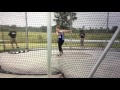 2017 Region 3-5A Championship State Qualifying Discus Throw 141' 8"