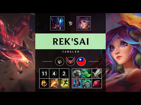 Rek'Sai Jungle vs Lillia - TW Grandmaster Patch 25.07