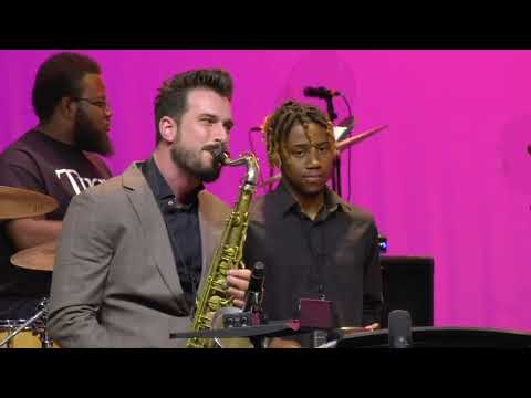 Straphangin' (CLIP) | Michael Brecker | Troy Jazz Ensemble featuring Chad LB | Mic-Check 2023