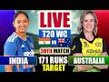 LIVE IND W Vs AUS W T20 World Cup Match India Women Vs Australia Women Live Match Today