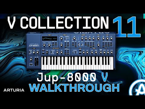 Arturia JUP-8000 V | Walkthrough | No Talking | @ArturiaOfficial