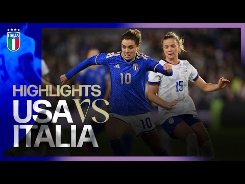 USA-Italia 3-0 | Femminile | Amichevole