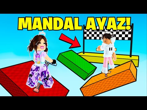WE HAD A ZIPZIP RACE WITH MANDAL AYAZ😊AYŞEM ECE ARI💥ARIGİLLER🐝ROBLOX POGO OBBY
