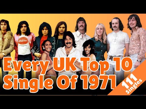 Every UK Top 10 Single Of 1971!!!